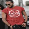 (0001) Detroit Motor City Forever T-Shirt, Detroit T-Shirts LLC Heather Red view 2