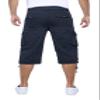 X RAY Men's Belted Long Cargo Shorts for Men, Below Knee Length Mens Cargo Shorts, 3/4 Pants (Big and Tall Shorts for Men) Navy 40 view 2