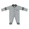 Creative Knitwear College Baby Infant Sports Shoe Footed Romper Long Sleeve- Purdue Boilermakers Logo, Oxford/Black, Size 6-9 Months view 1
