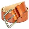 Classic Oil-tanned Genuine Leather Casual Jean Belt (Tan, 34) view 2