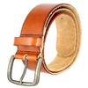 Classic Oil-tanned Genuine Leather Casual Jean Belt (Tan, 34) view 3