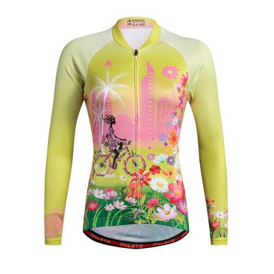 Uriah Women's Cycling Jacket Long Sleeve Reflective Happy Angel Size XXL(CN)