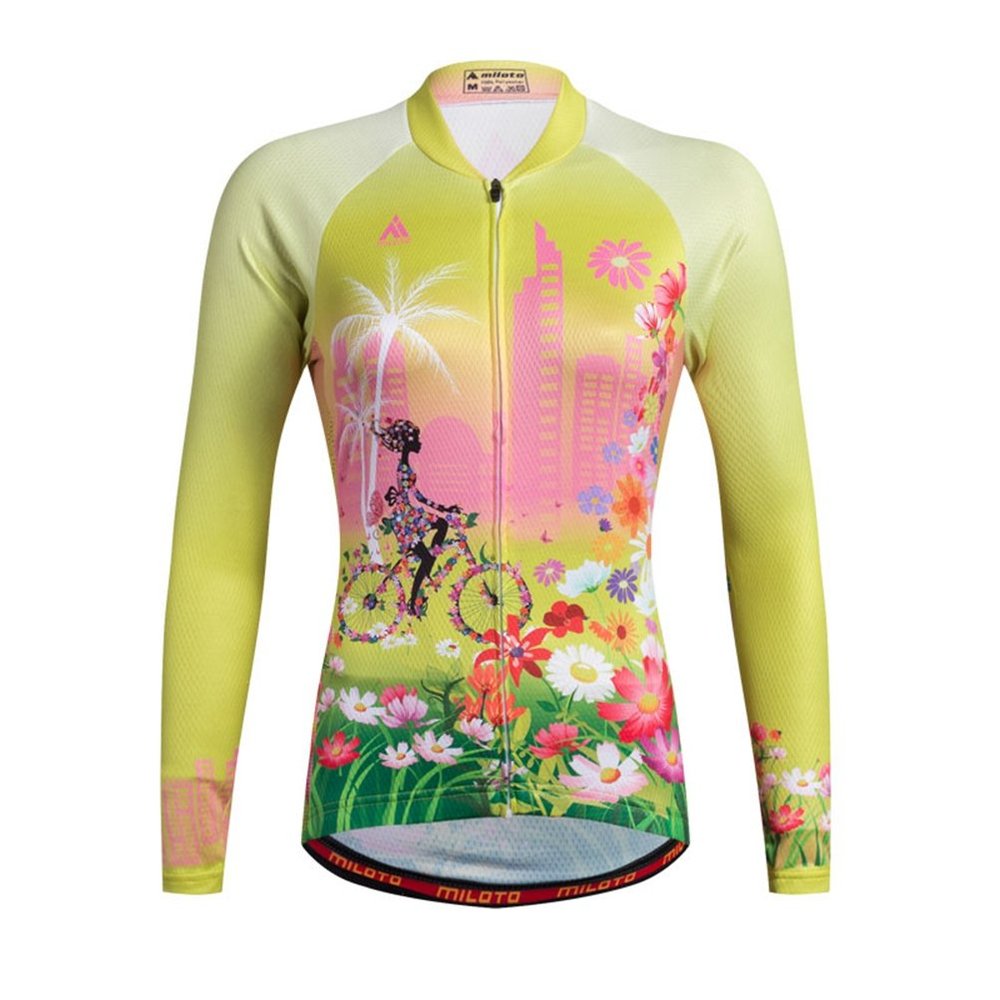 Uriah Women's Cycling Jacket Long Sleeve Reflective Happy Angel Size XXL(CN)