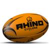 Rhino Cyclone XV Training Rugby Ball, Fluo Orange, Size 3 view 2