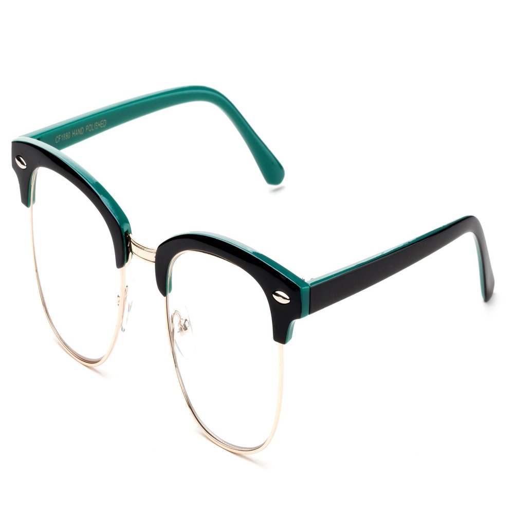 "Babo" Slim Oval Style Celebrity Fashionista Pattern Temple Reading Glasses Vintage