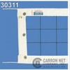 BuyBocceBalls Listing - Carron Super Pro Volleyball Net, 9.75m' X 1m, 36 Nylon, Kevlar Rope top, Poly Rope Bottom view 1