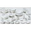 Yamasita Craft 11583780 White Ten Uzu Tide, Deep Mouth Drinking Water, 4.9 x 4.9 x 1.9 inches (12.4 x 12.4 x 4.7 cm) view 2
