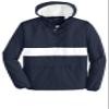 SPORT-TEK Unisex Zipped Pocket Anorak | Hooded Lightweight Rain Jacket for Men & Women, Water Resistant Zip Up Jacket view 1