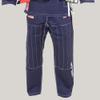 Kids Valor Victory 2.0 Premium BJJ GI - Navy | FREE White Belt (M3) view 2