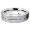 Silly Kings 6mm Tungsten Carbide Wedding Band Brushed Gray Ring Comfort Fit Men Women view 2
