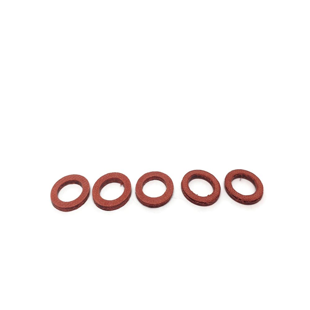 ITACO Boat Motor 5 pcs Fribe Washer Seal 1J2-14398-00 Gasket for Yamaha Parsun Outboard 2-300HP Engine