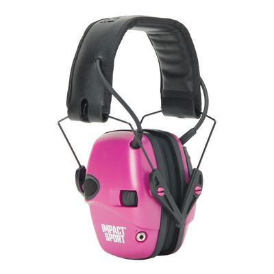 Howard Leight Impact Sport Electronic Shooting Earmuff, Youth/Small, Pink (R-02533)