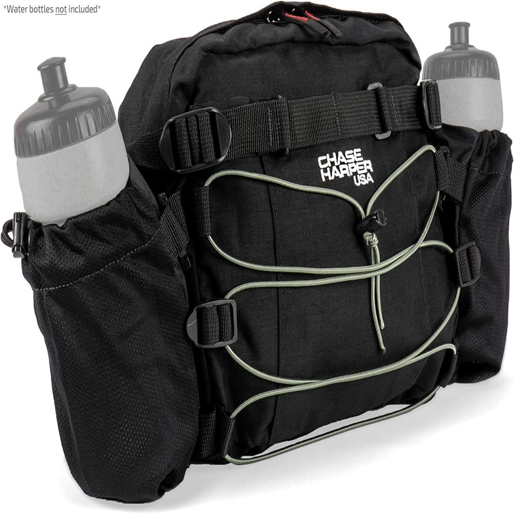 Chase Harper 9344 Sport Tour H2O Fanny Pack - Water-Resistant, Tear-Resistant, Industrial Grade Nylon