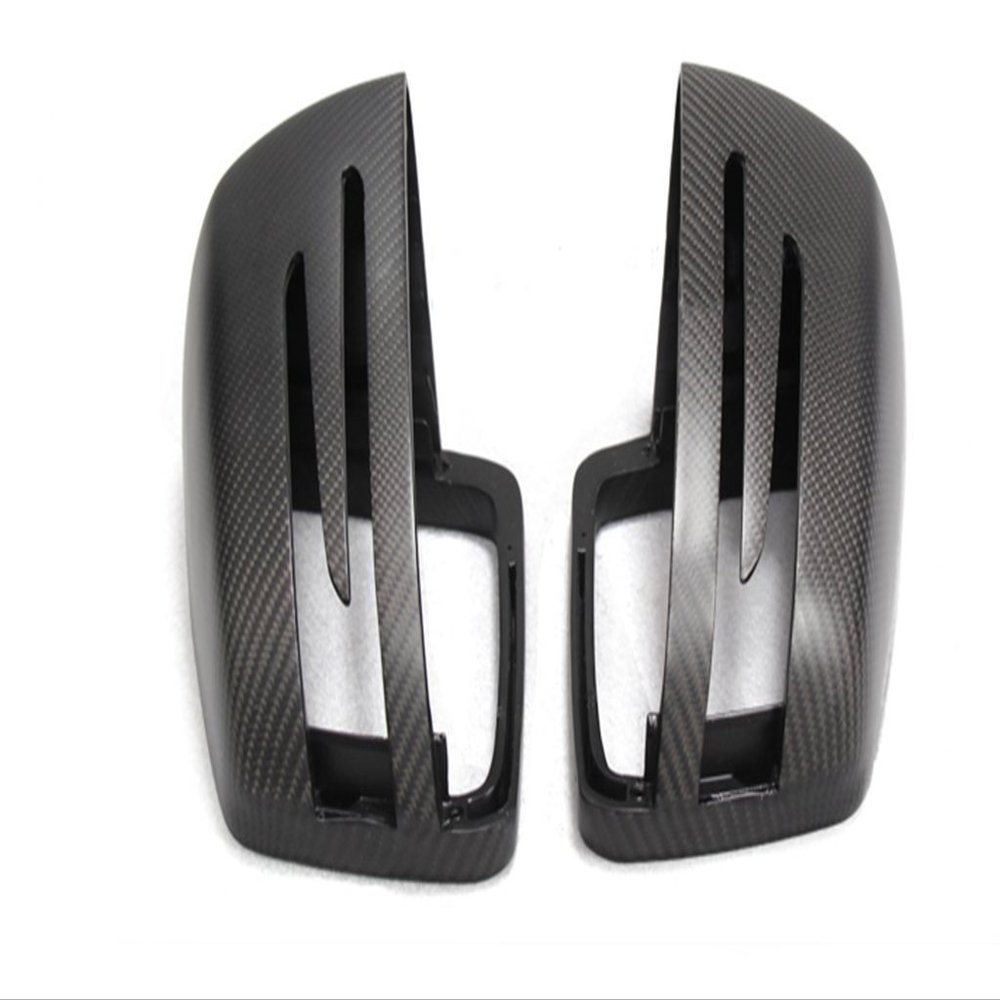 Eppar New Carbon Fiber Mirror Cover 2PCS for Mercedes Benz A-Class W176 2012-2017 A45 A160 A180 A200 A220 A250 (Replacement Matt 2PCS)