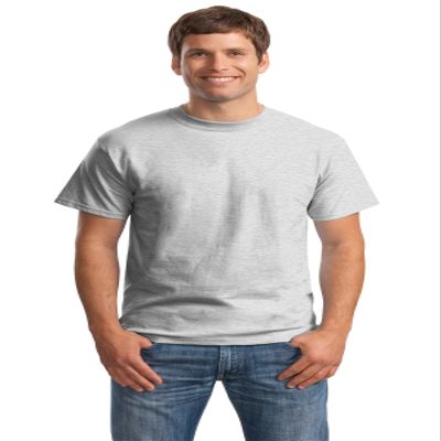 Hanes Beefy-T Adult Short-Sleeve T-Shirt_Ash_3XL
