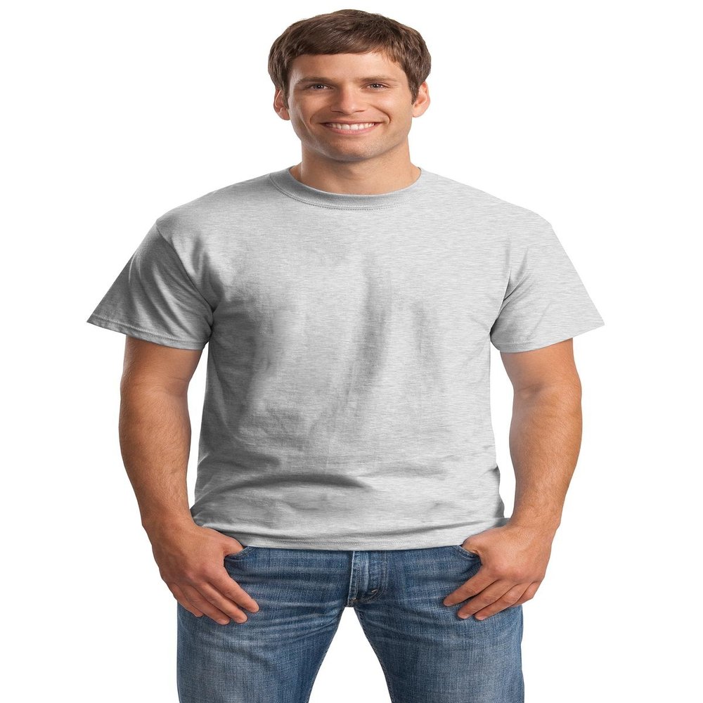 Hanes Beefy-T Adult Short-Sleeve T-Shirt_Ash_3XL