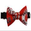 EmilyRose Couture Men's Sports Theme Bow Ties-cowboys, Lions, Gators, Hurricanes, Michigan, Bulls (6-12 Year Olds, Red Sox) view 3