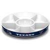 Fremont Die NFL Houston Texans Party Platter, 14.5" Diameter, 14.5" Diameter, White/Team Colors view 1