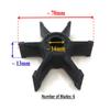 Boat Motor Water Pump Impeller 6G0-44352 6GO-44352 656-44352 01 02 03 for Yamaha Outboard 20HP 25HP A B 2/4-stroke Motor Engine view 2