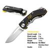 CAT980010 Caterpillar Framelock, Black G10 Handle, 2" view 3