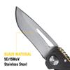 CAT980010 Caterpillar Framelock, Black G10 Handle, 2" view 4