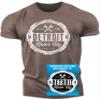 (0001) Detroit Motor City Forever T-Shirt, Detroit T-Shirts LLC Heather Brown view 1