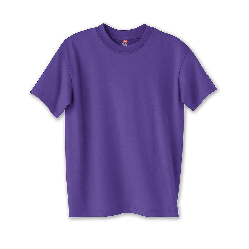 Hanes Boys' ComfortBlend EcoSmart Crewneck_Purple_XL