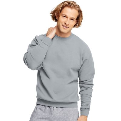 Hanes by ComfortBlend EcoSmart Crew Sweatshirt_Light Steel_3XL
