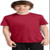 Port & Company Youth Performance Tee | UPF 50 Athletic Workout Clothing for Spring & Summer | PC380Y, Red, Small view 1