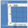 BuyBocceBalls Listing - Carron Super Pro Volleyball Net, 9.75m' X 1m, 36 Nylon, 1/4" Steel Cable top, Poly Rope Bottom view 1