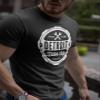 (0001) Detroit Motor City Forever T-Shirt, Detroit T-Shirts LLC Black view 4