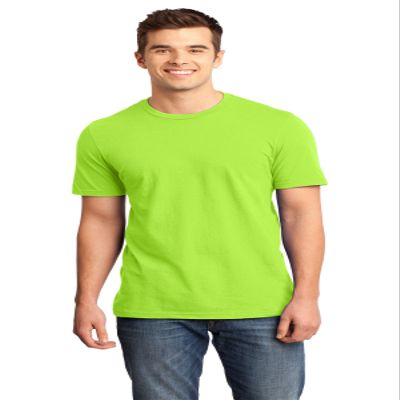 District District - Young Mens Very Important TeeA. DT6000 XL Lime Shock