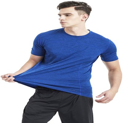 Akilex Mens Running Dry Fit T-Shirt Athletic Outdoor Short Sleeve Comfortable Sports Top