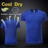 Akilex Mens Running Dry Fit T-Shirt Athletic Outdoor Short Sleeve Comfortable Sports Top view 4