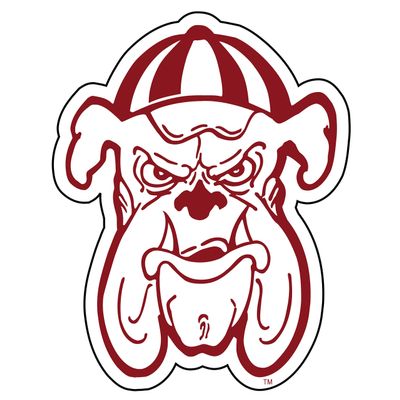 Alabama A&M Decal (REF BULLDOG DECAL 4" (4"), 4 in)