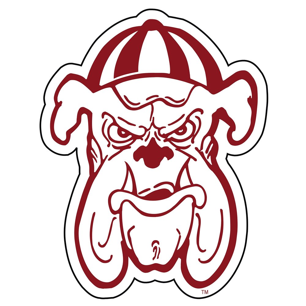 Alabama A&M Decal (REF BULLDOG DECAL 4" (4"), 4 in)