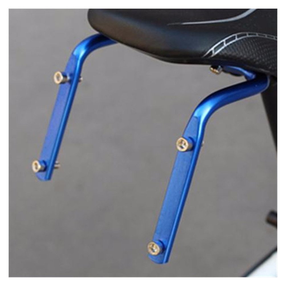 ECYC Bicycle Seat Post Double Water Bottle Holder Blue Bottle Cage Rack