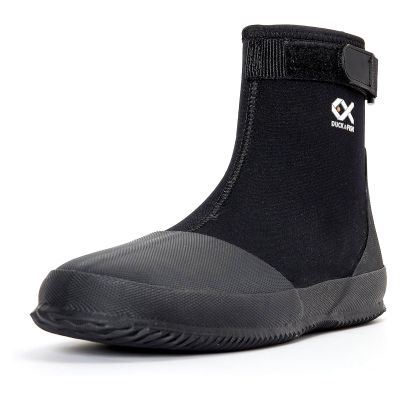 Duck and Fish Neoprene Flat Wading Shoe (13 US) Black
