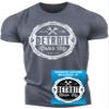 (0001) Detroit Motor City Forever T-Shirt, Detroit T-Shirts LLC Heather Navy view 1