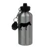 Personalized Custom Donkey Aluminum Silver Finish 20 Ounce 600ML Sport Water Bottle Customizable view 1