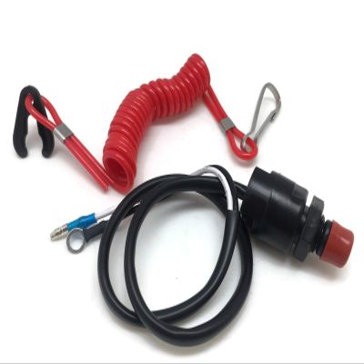 Boat Outboard Motor Kill Stop Switch Lanyard 87-97765M Compatible for Mercury Mercruiser Mariner Outboard 2/4-stroke Engine