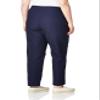 Alfred Dunner Womens Allure Slimming Petite Short Stretch Pants - Modern Fit, Figure Flattering Style, Contoured Cut, Navy, 12P view 2