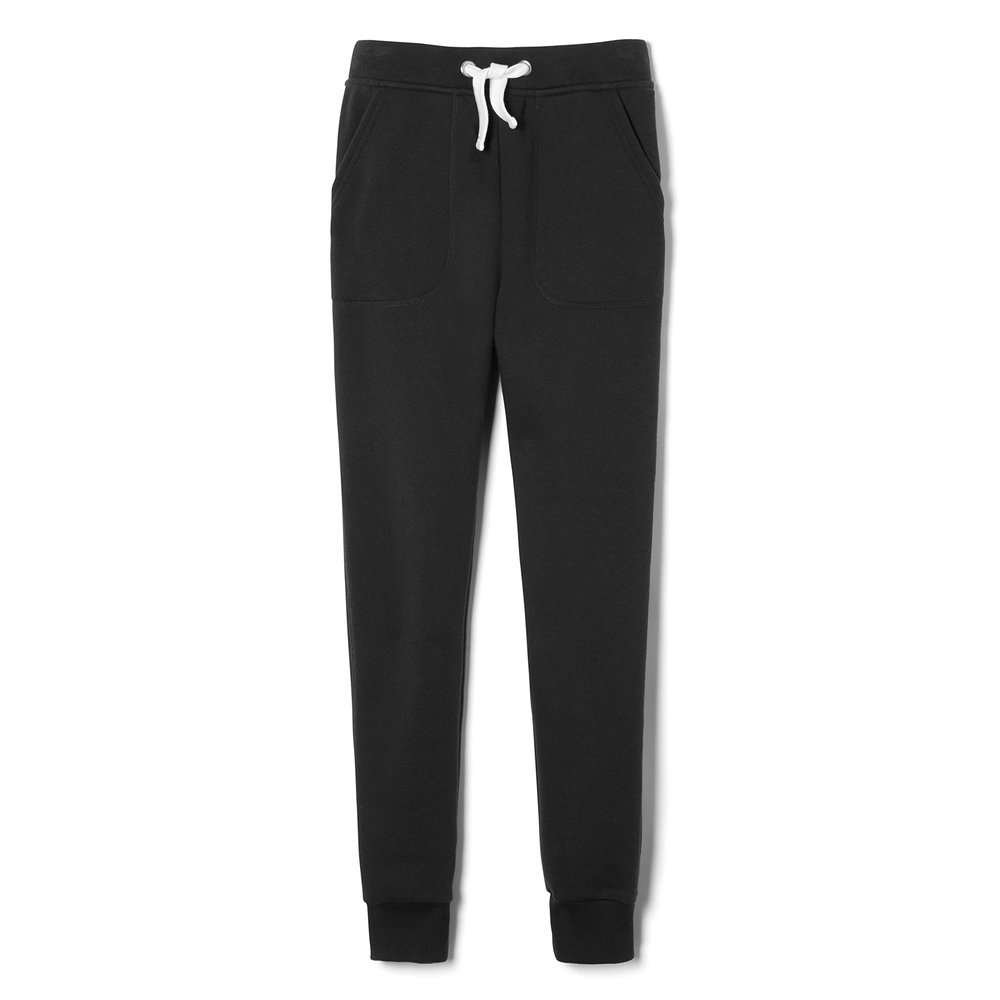French Toast Toddler Boys' Fleece Jogger, Black, 4T