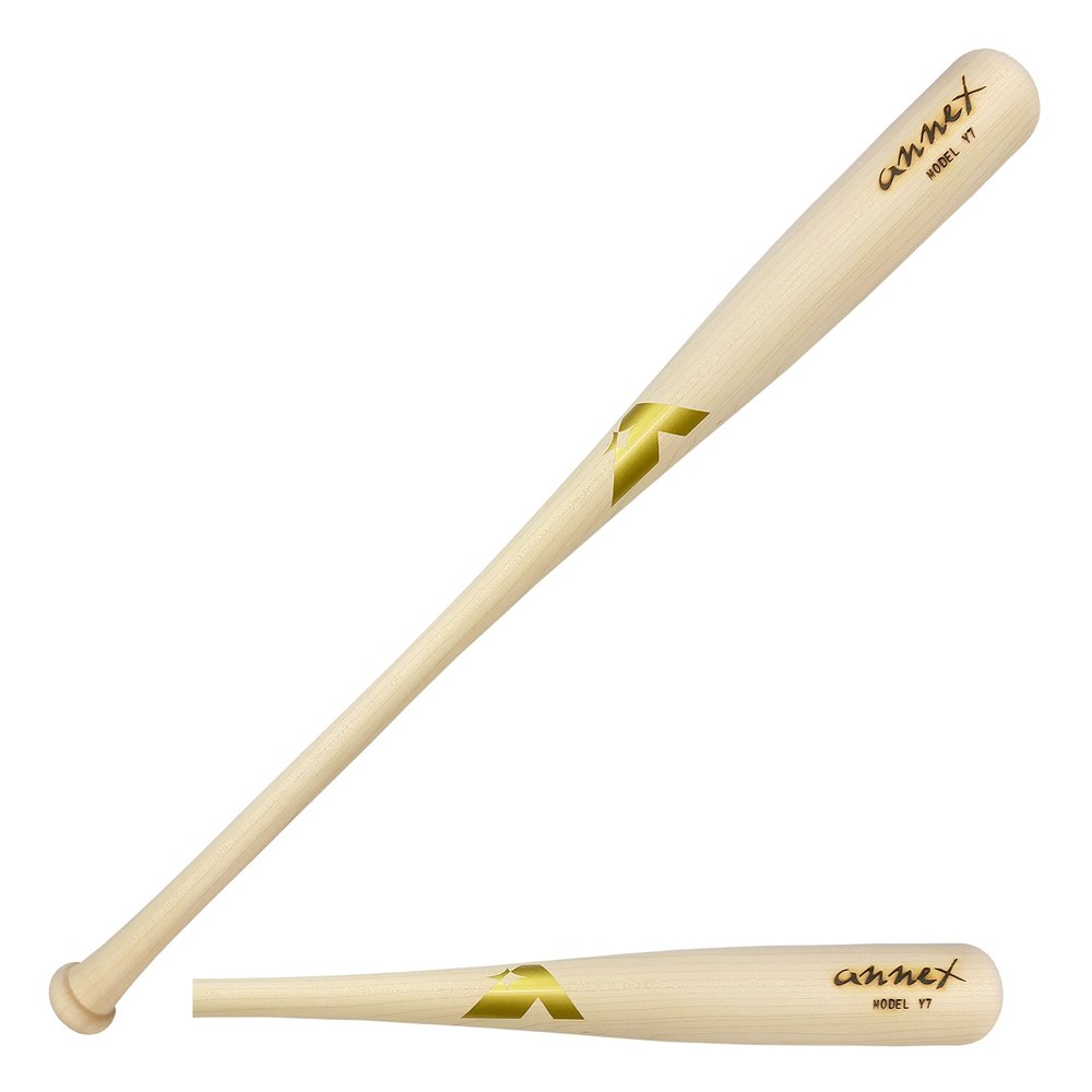 Annex Model Y7 Maple Wood Baseball Bat (Youth) (Natural, 30-Inch/27-Ounce)