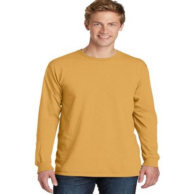 Port & Company Pigment-Dyed Long Sleeve Tee. PC099LS Dijon