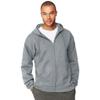 Hanes Mens Ultimate Cotton Heavyweight Full Zip Hoodie_Light Steel_L view 1