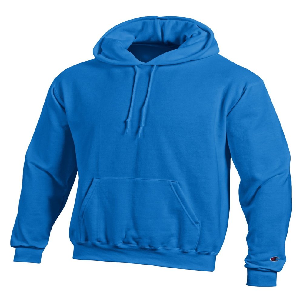 Champion Double Dry Men`s Action Fleece Pullover Hood Royal Blue