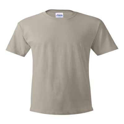 Hanes Men's TAGLESS ComfortSoft Crewneck T 4P_Sand_L