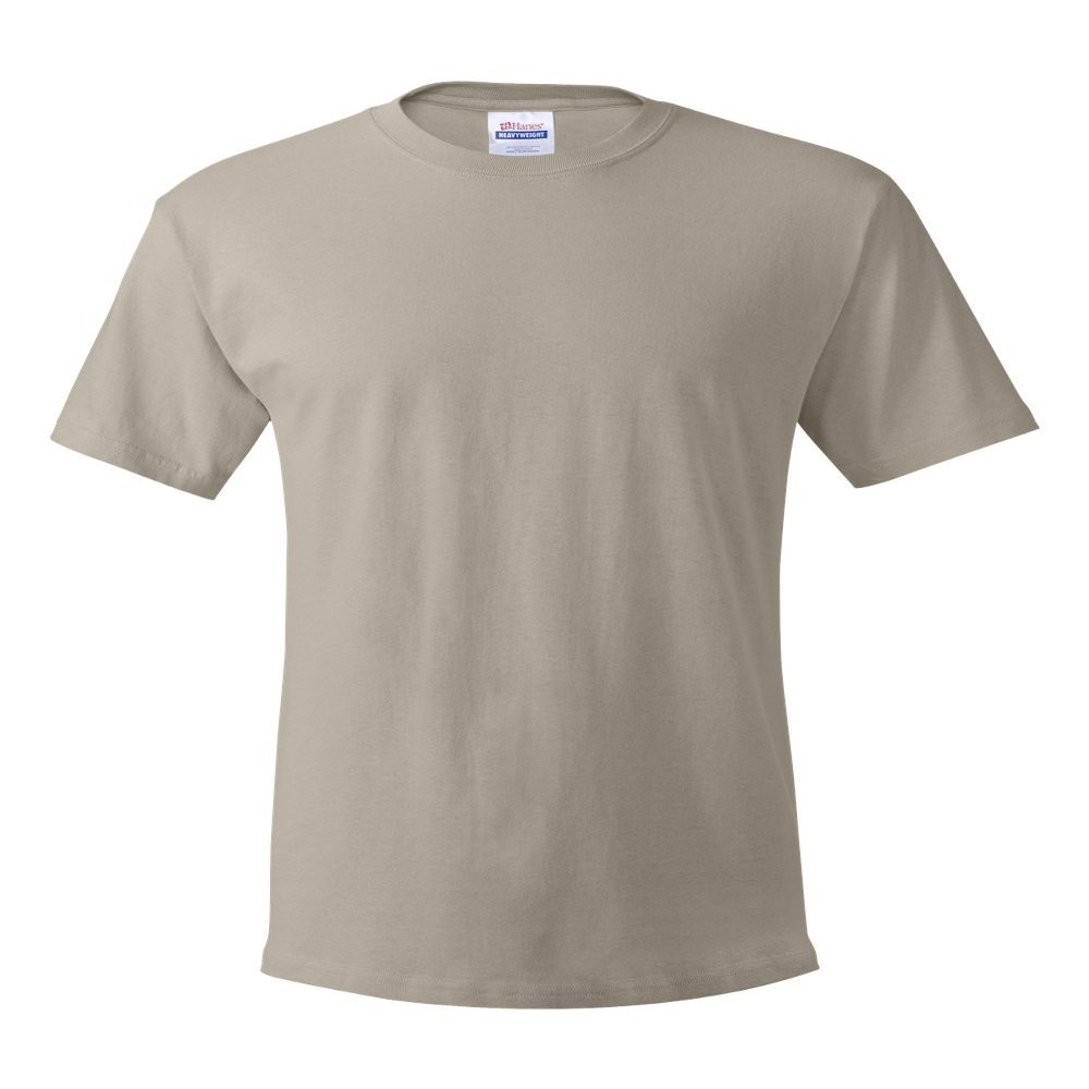 Hanes Men's TAGLESS ComfortSoft Crewneck T 4P_Sand_L