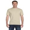 Hanes Men's TAGLESS ComfortSoft Crewneck T 4P_Sand_L view 2